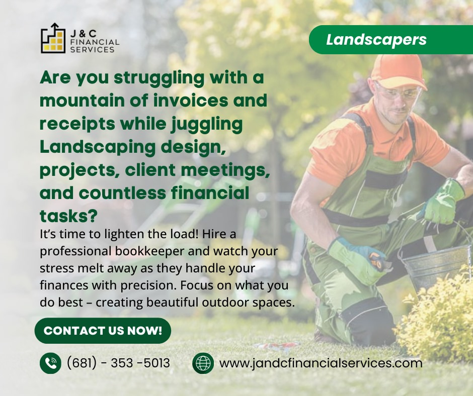 Are you struggling with a mountain of invoices and receipts wile juggling landscaping design/lawn projects, client meetings, and countless financial tasks? 