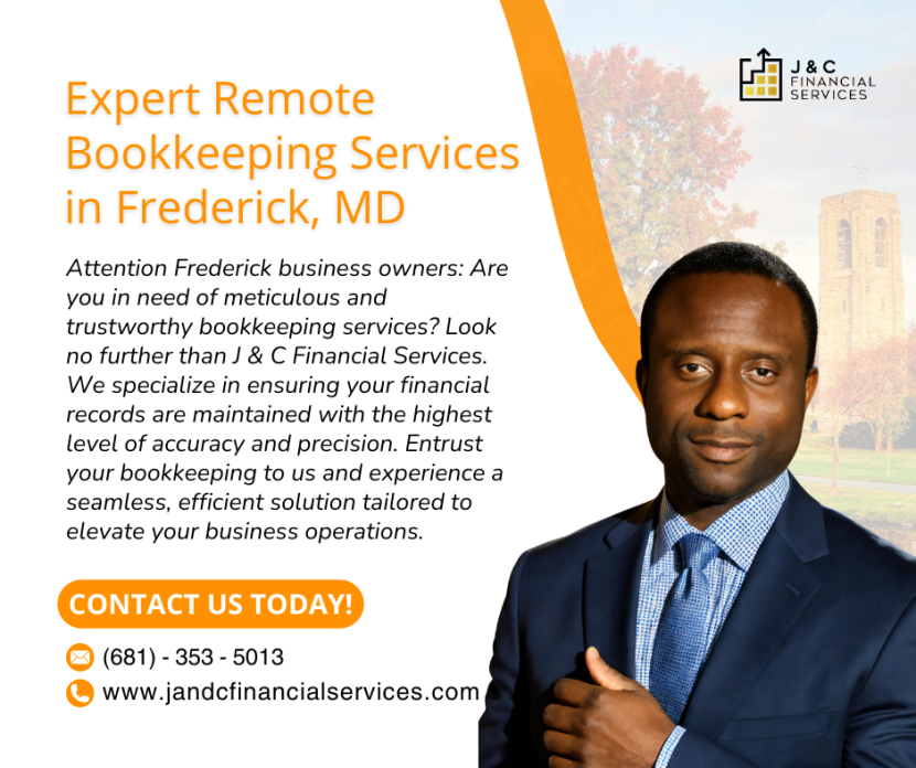 Expert remote bokkeeping services in Frederick, MD