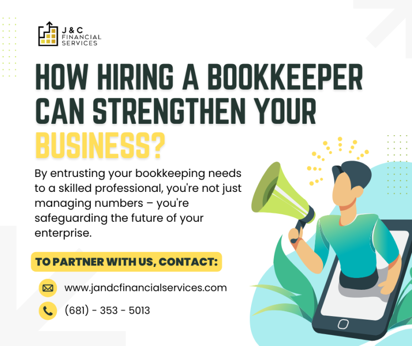 how hiring a bookkeeper can strenghthen your business?