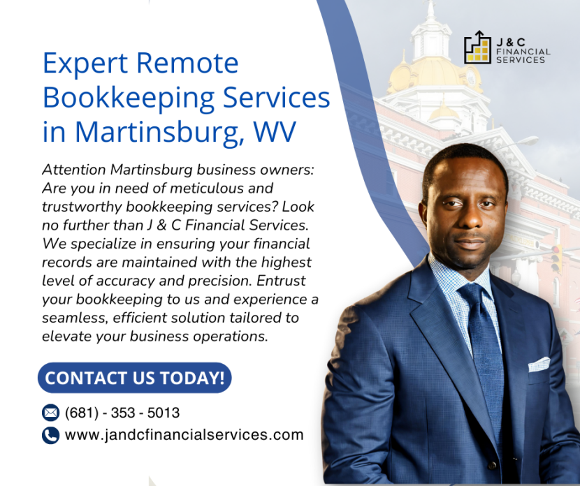 Expert remote bokkeeping services in Martinsburg, WV