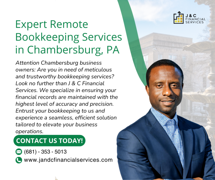 Expert remote bokkeeping services in Chambersburg, PA