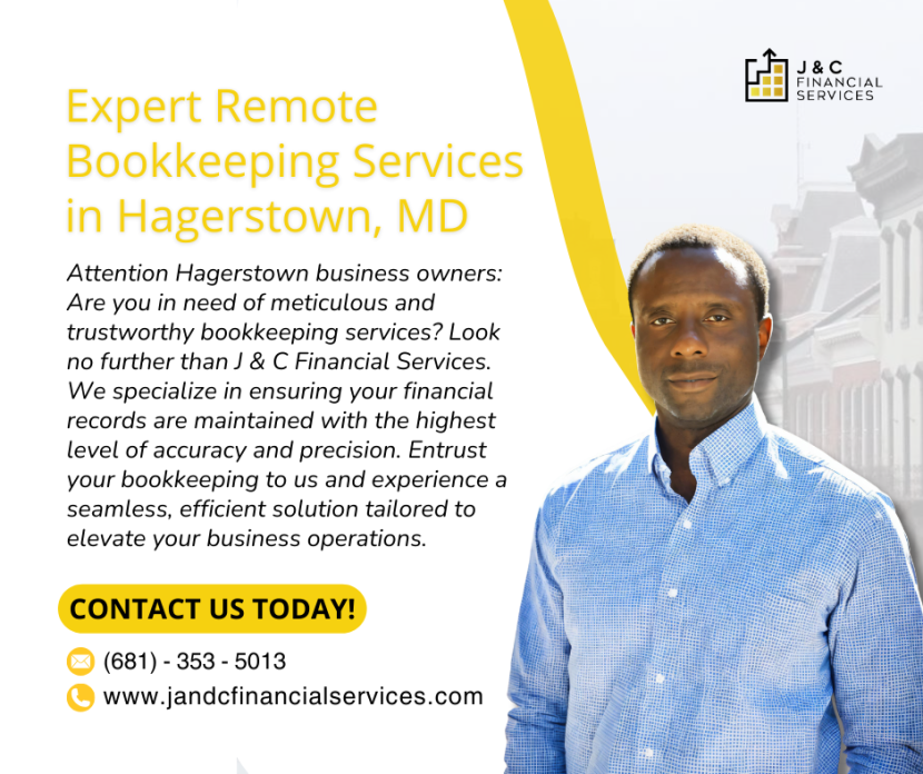 Expert remote bokkeeping services in Hagerston, MD