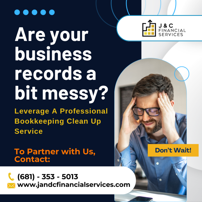 are your business recordds a bit messy? leerage a professional bookkeeping clean up service