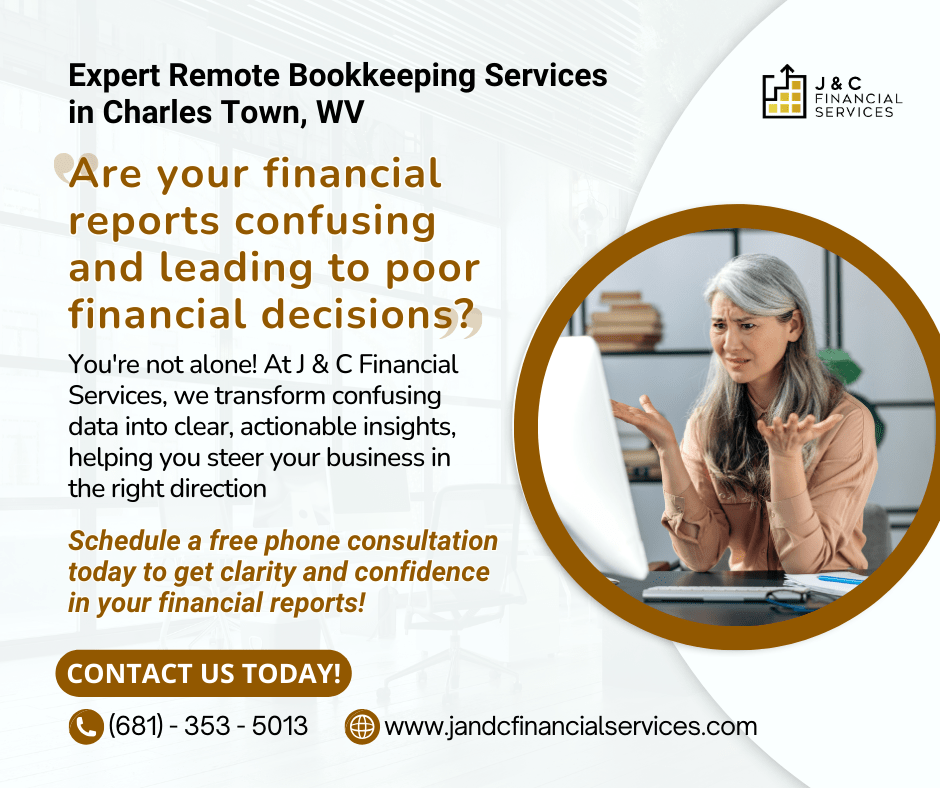 Charles Town, WV Remote bookkeeping services