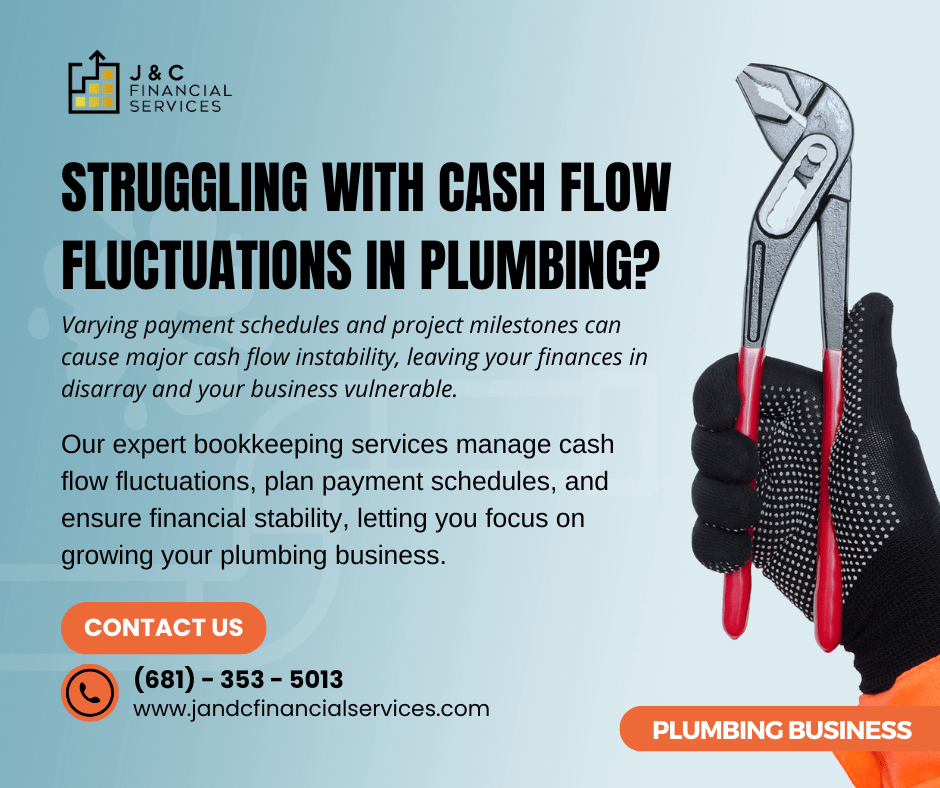 plumbing business - struggling with cash flow fluctuations? 